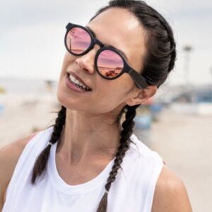 🎁NEW Bose Mirrored rose gold Rondo-style lenses